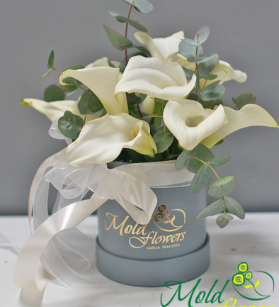 Box with callas (Made to order,10 day) photo 394x433